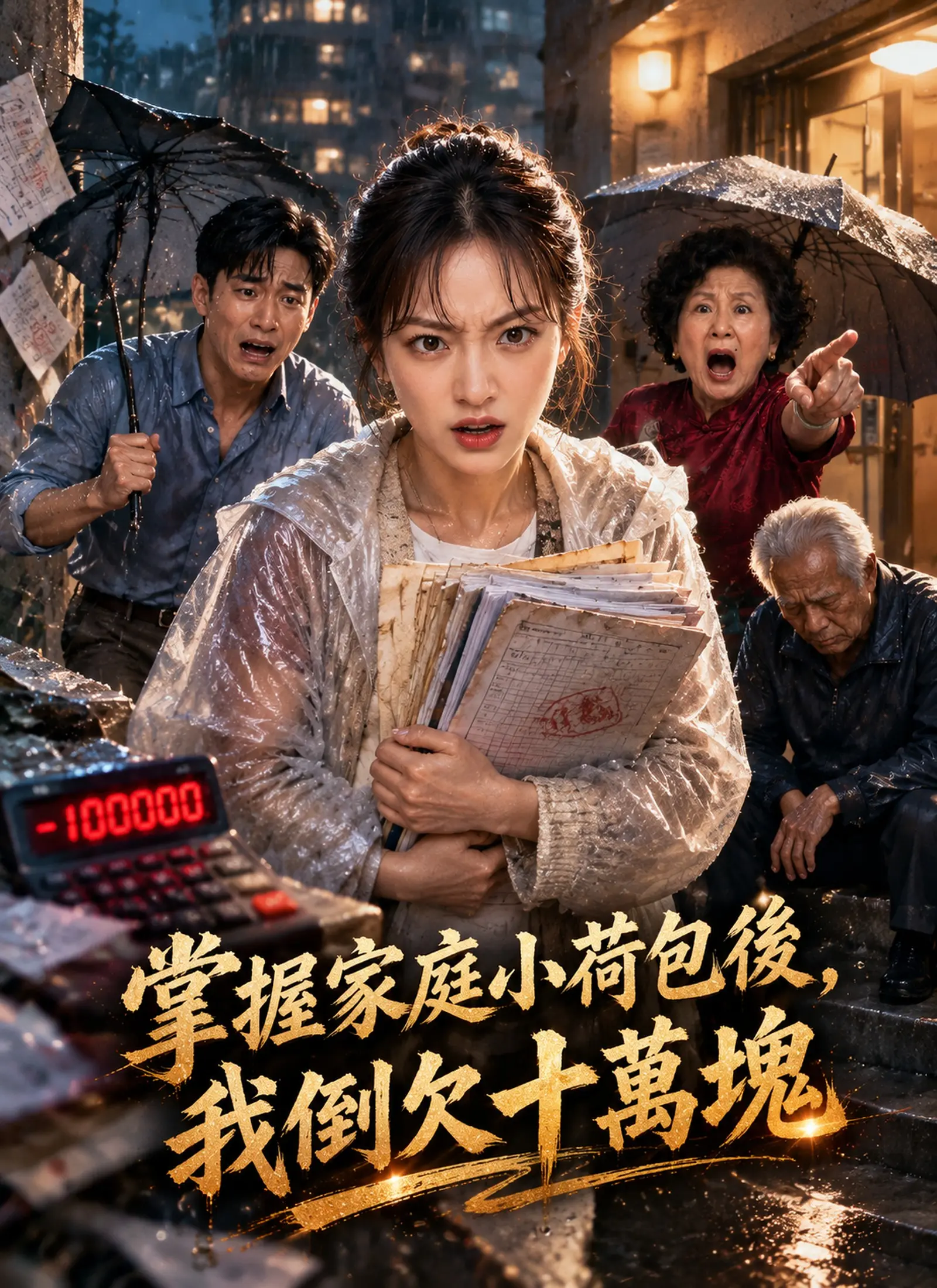 掌握家庭小荷包後，我倒欠十萬塊 short drama poster