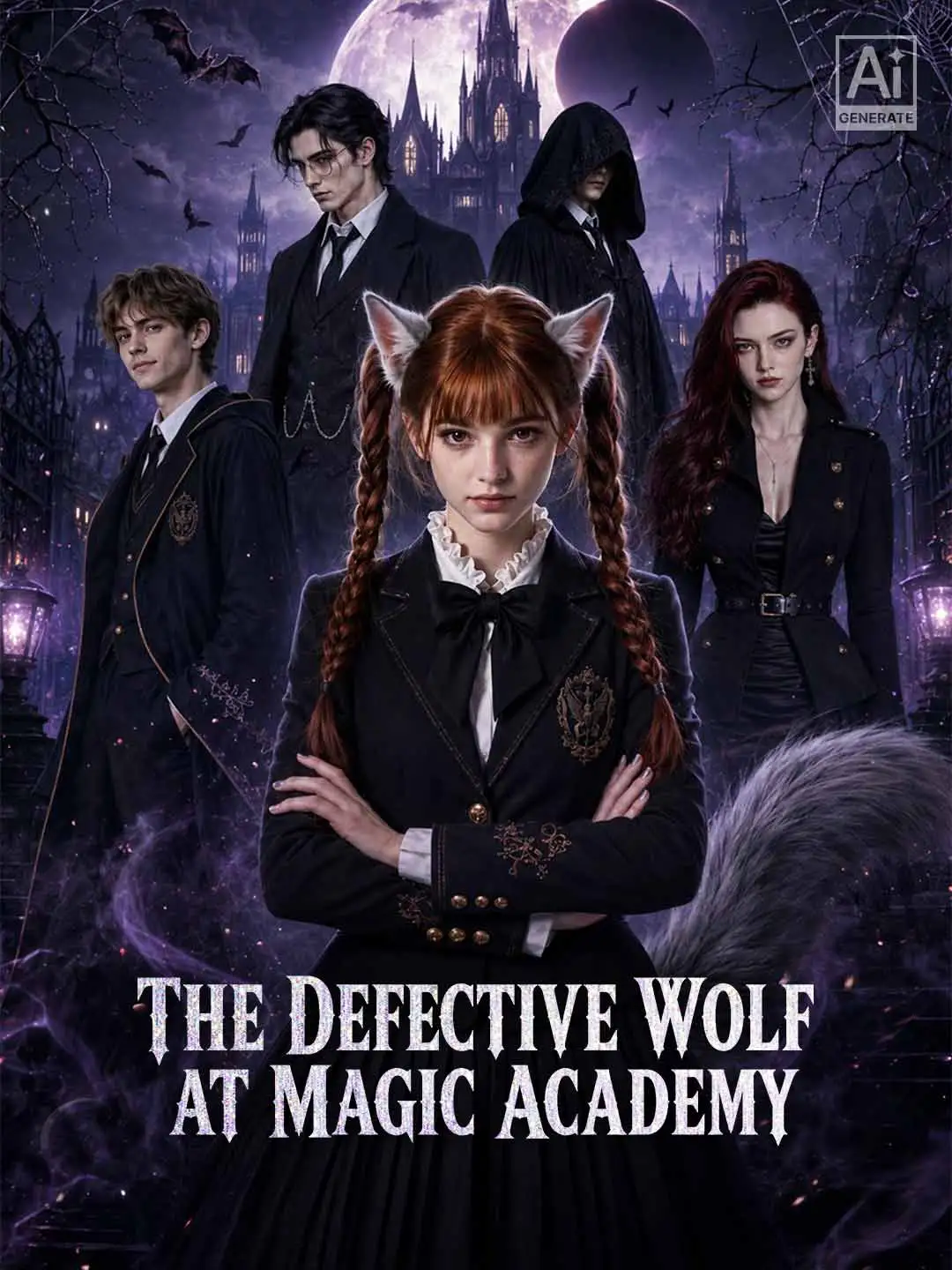 The Defective Wolf at Magic Academy short drama poster