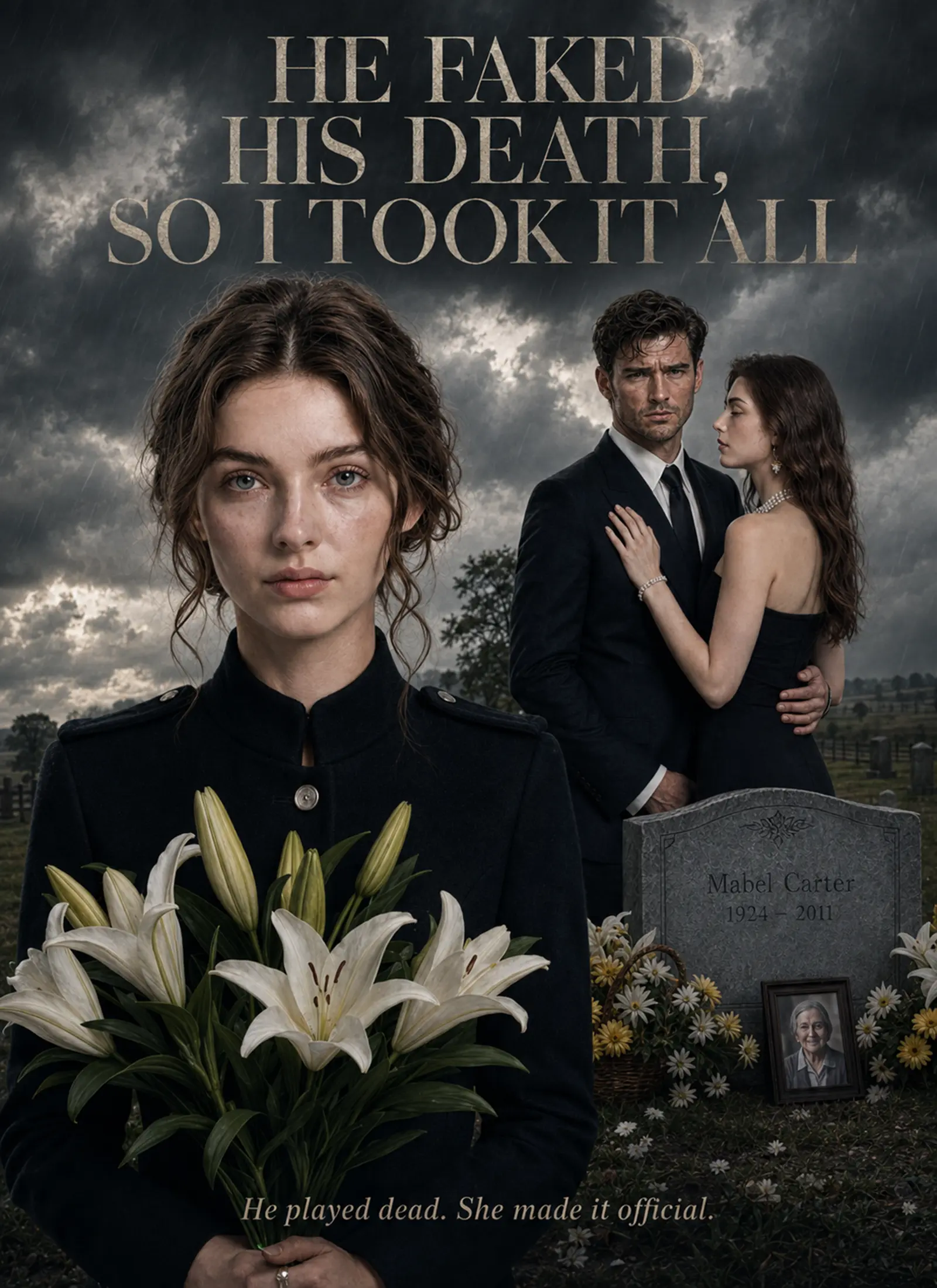 He Faked His Death, So I Took It All short drama poster