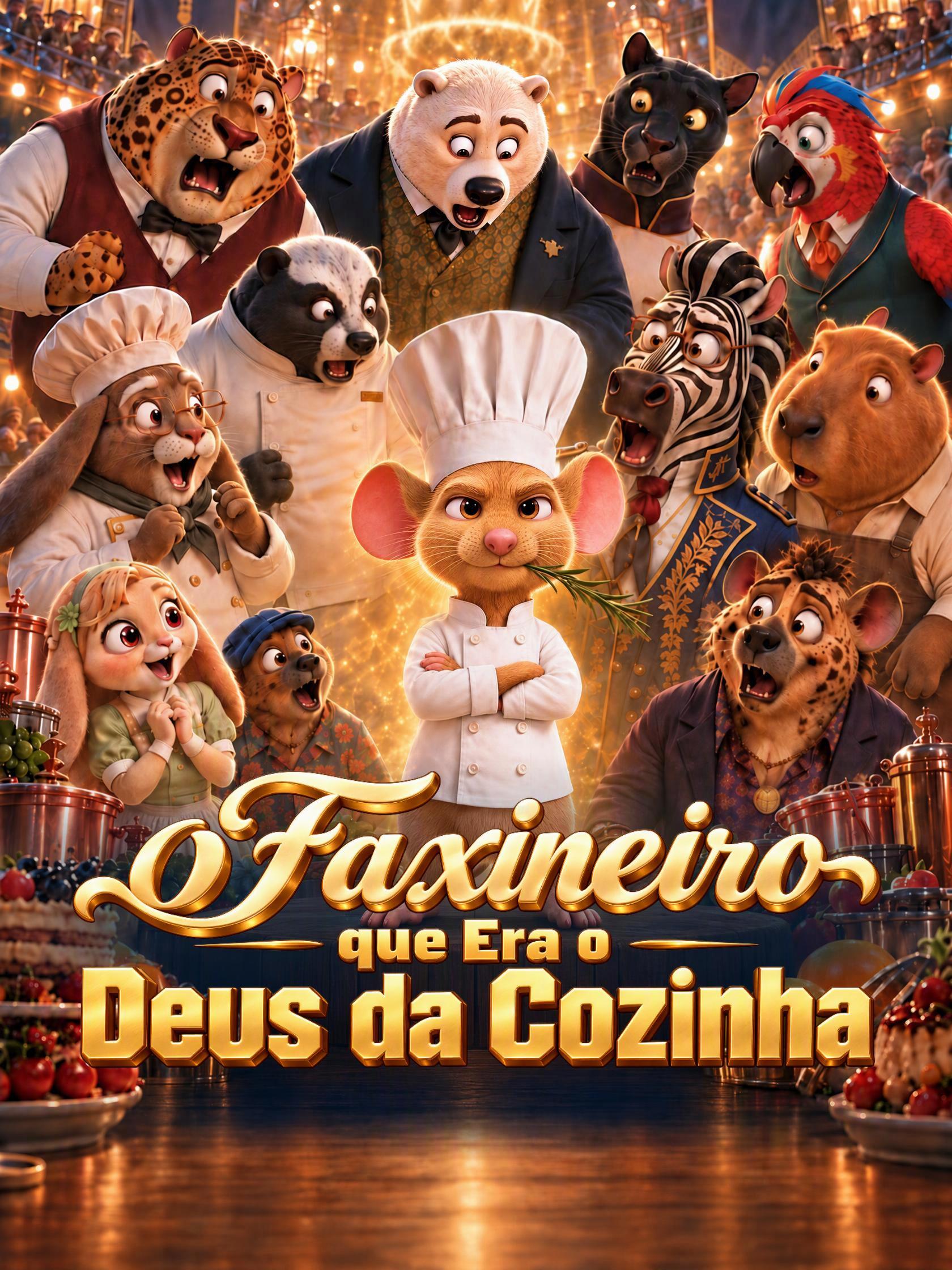 O Faxineiro que Era o Deus da Cozinha short drama poster