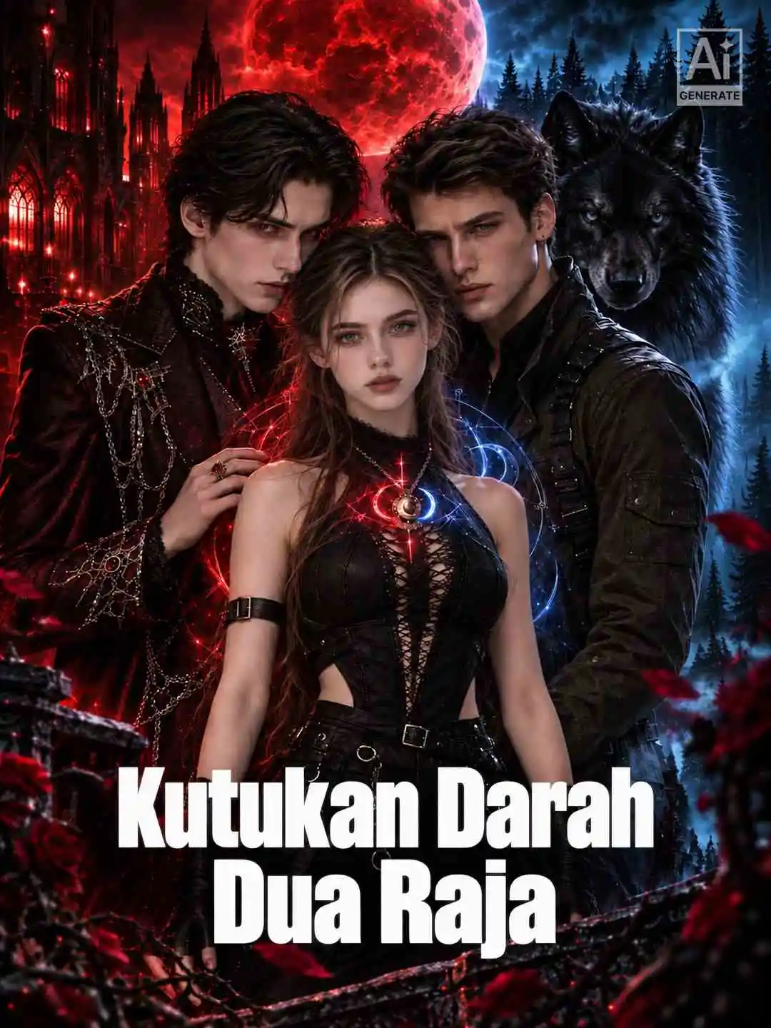 Blood Moon Terikat pada Dua Raja short drama poster