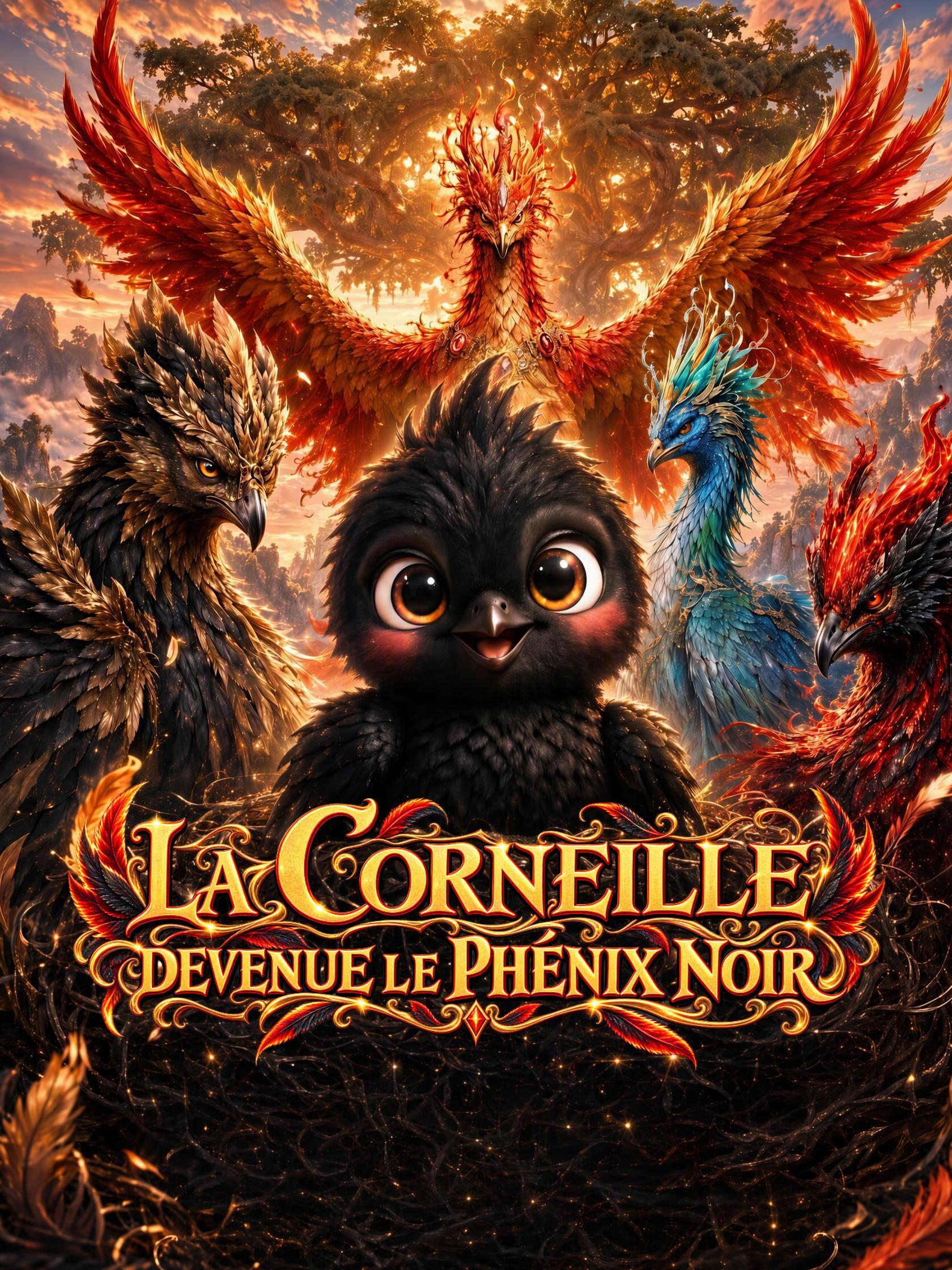 LA CORNEILLE DEVENUE LE PHÉNIX NOIR short drama poster