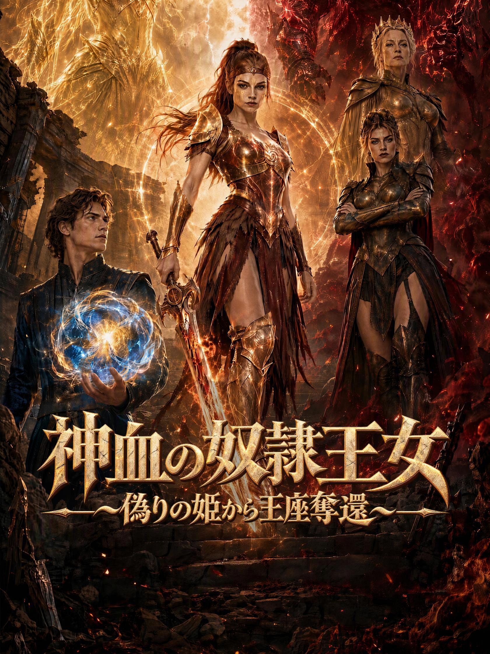 神血の奴隷王女～偽りの姫から王座奪還～ short drama poster