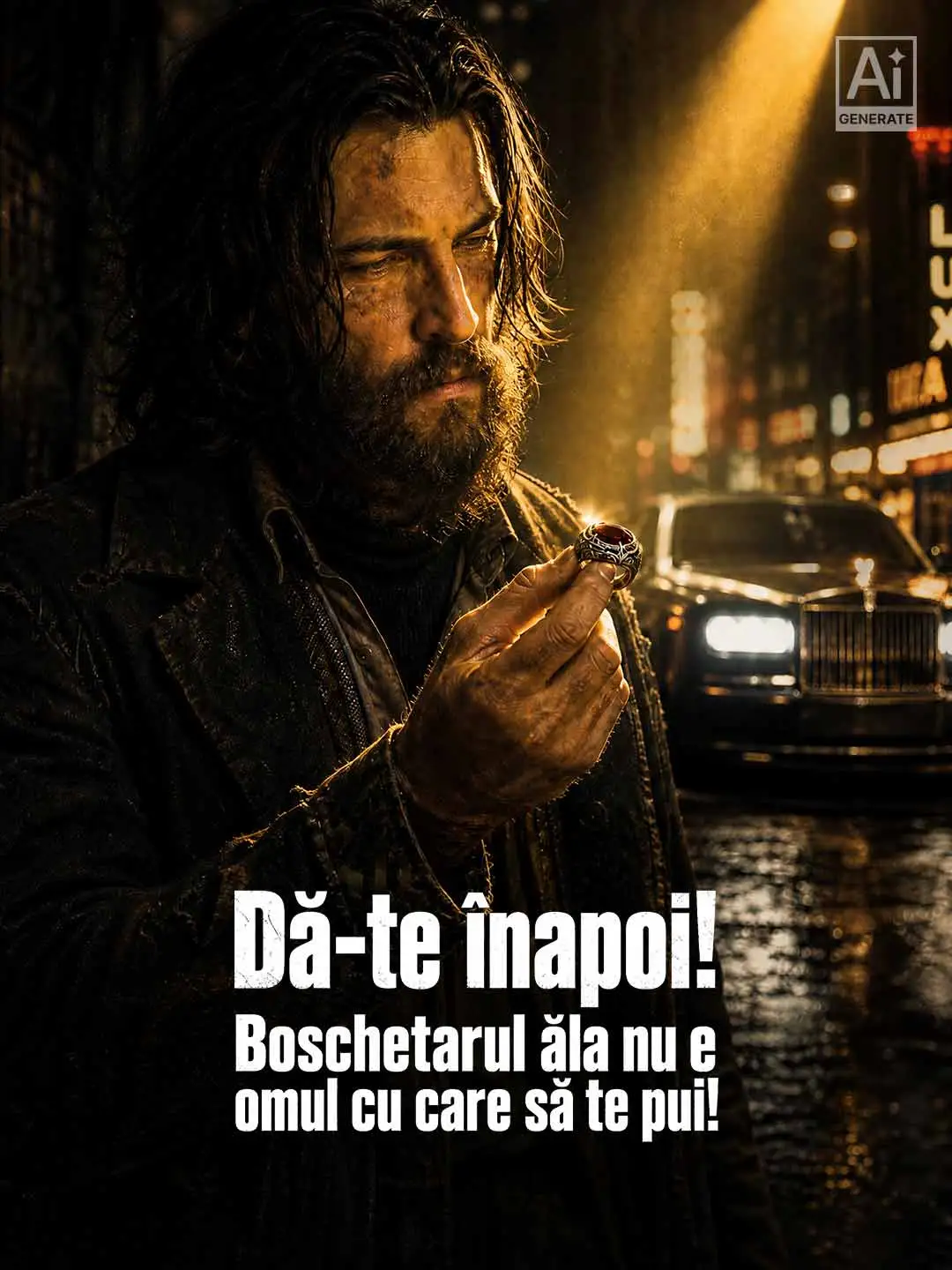 Dă-te înapoi! Boschetarul ăla nu e omul cu care să te pui! short drama poster