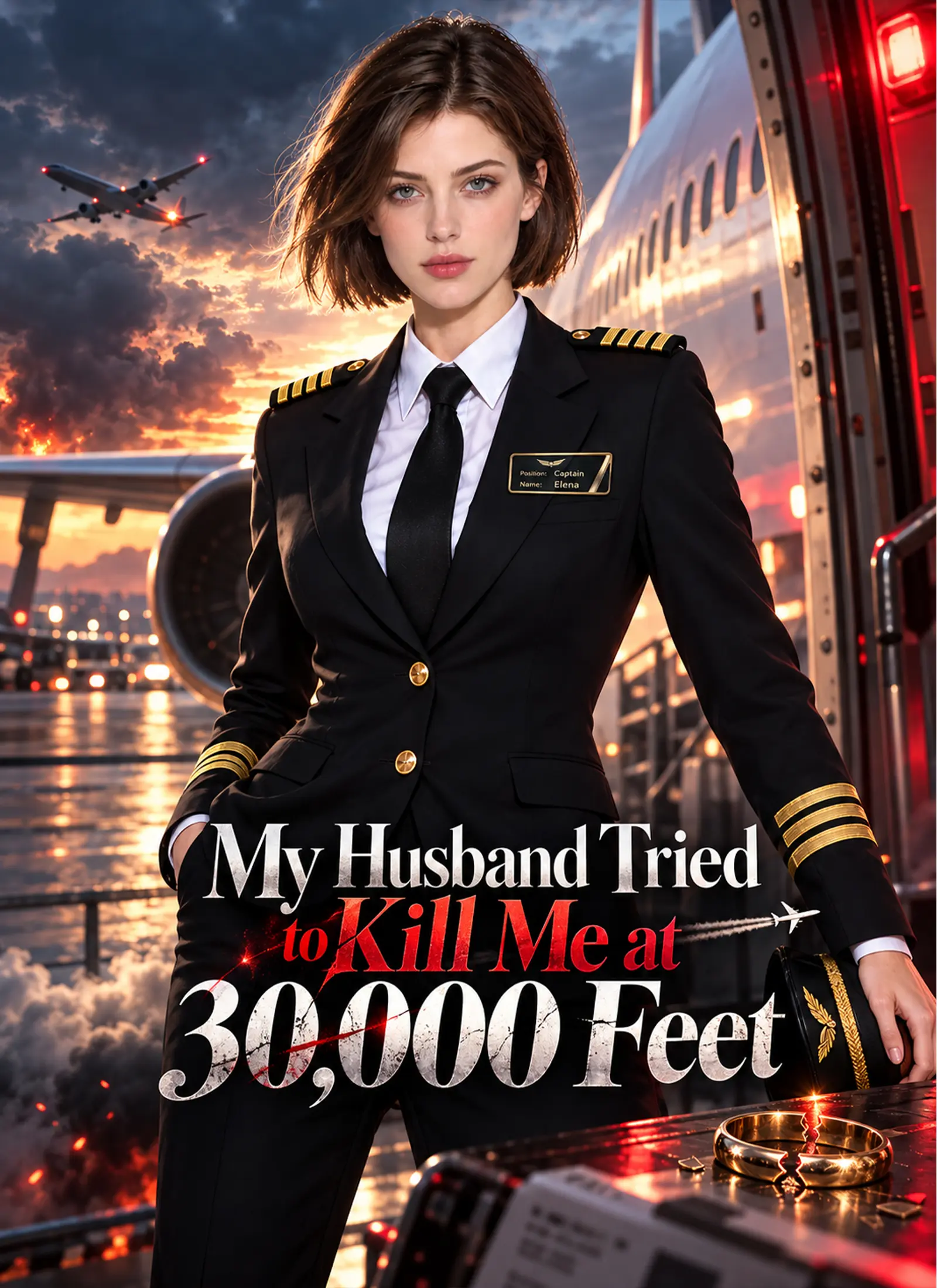 My Husband Tried to Kill Me at 30,000 Feet short drama poster