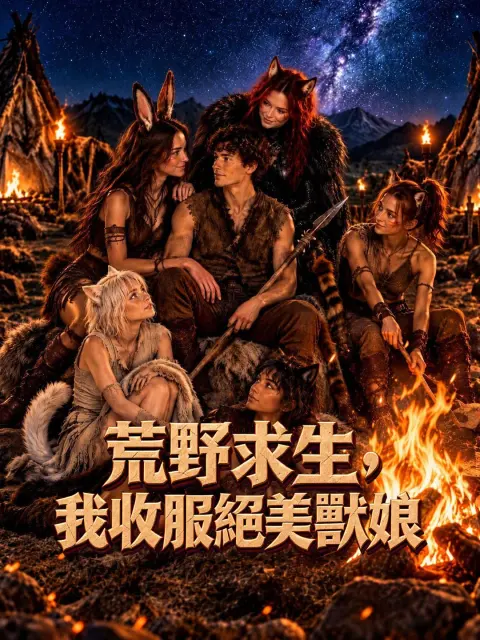 荒野求生，我收服絕美獸娘 short drama poster