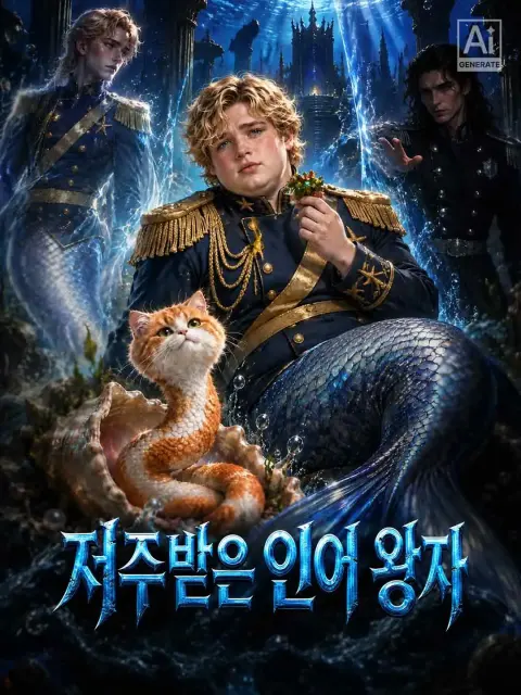 《저주받은 남자 인어 왕자》 short drama poster